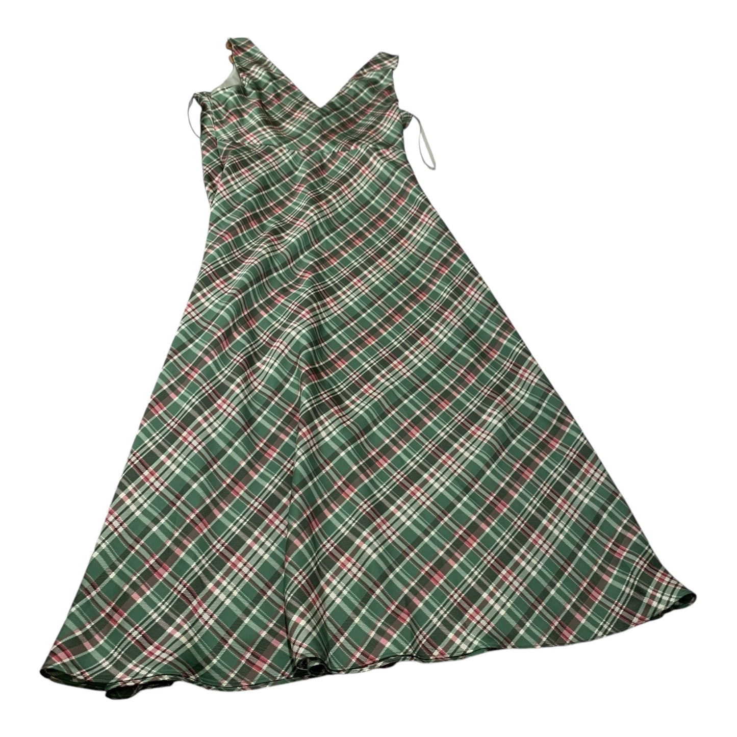 Dress Party Long By Ralph Lauren In Green & Pink, Size: M