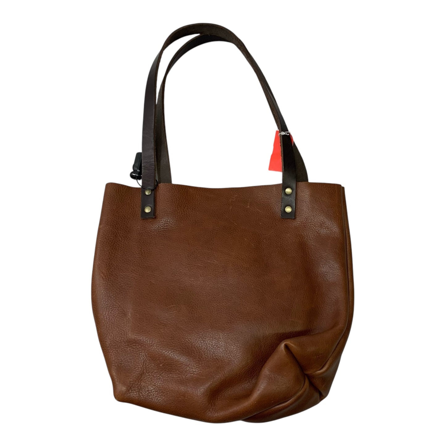 Tote Leather By Portland Leather Goods Size: Medium