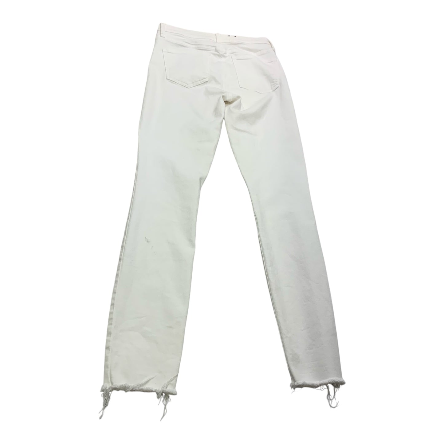 Jeans Skinny By Gap In White Denim, Size: 8