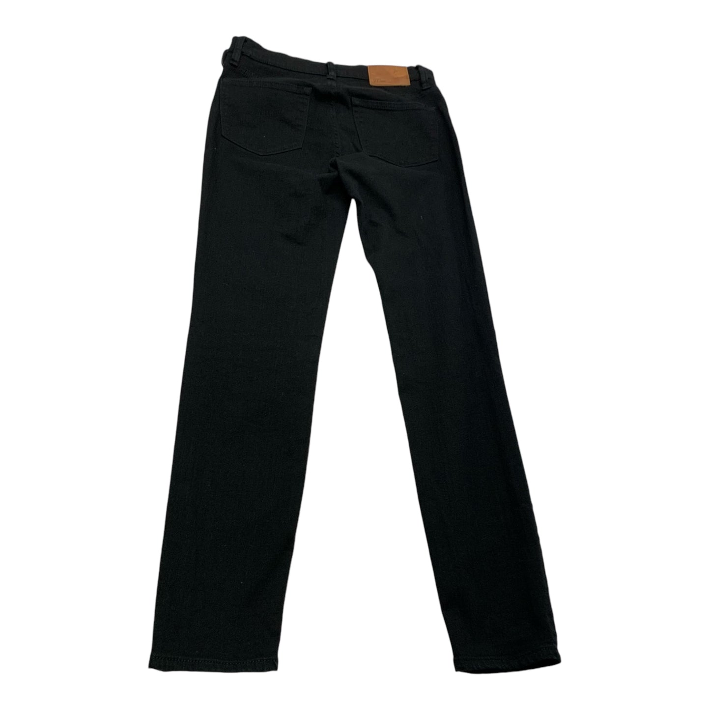 Jeans Skinny By J. Crew In Black Denim, Size: 6