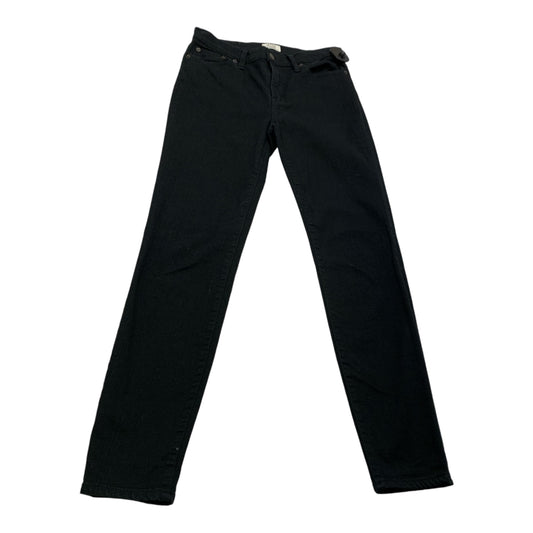 Jeans Skinny By J. Crew In Black Denim, Size: 6