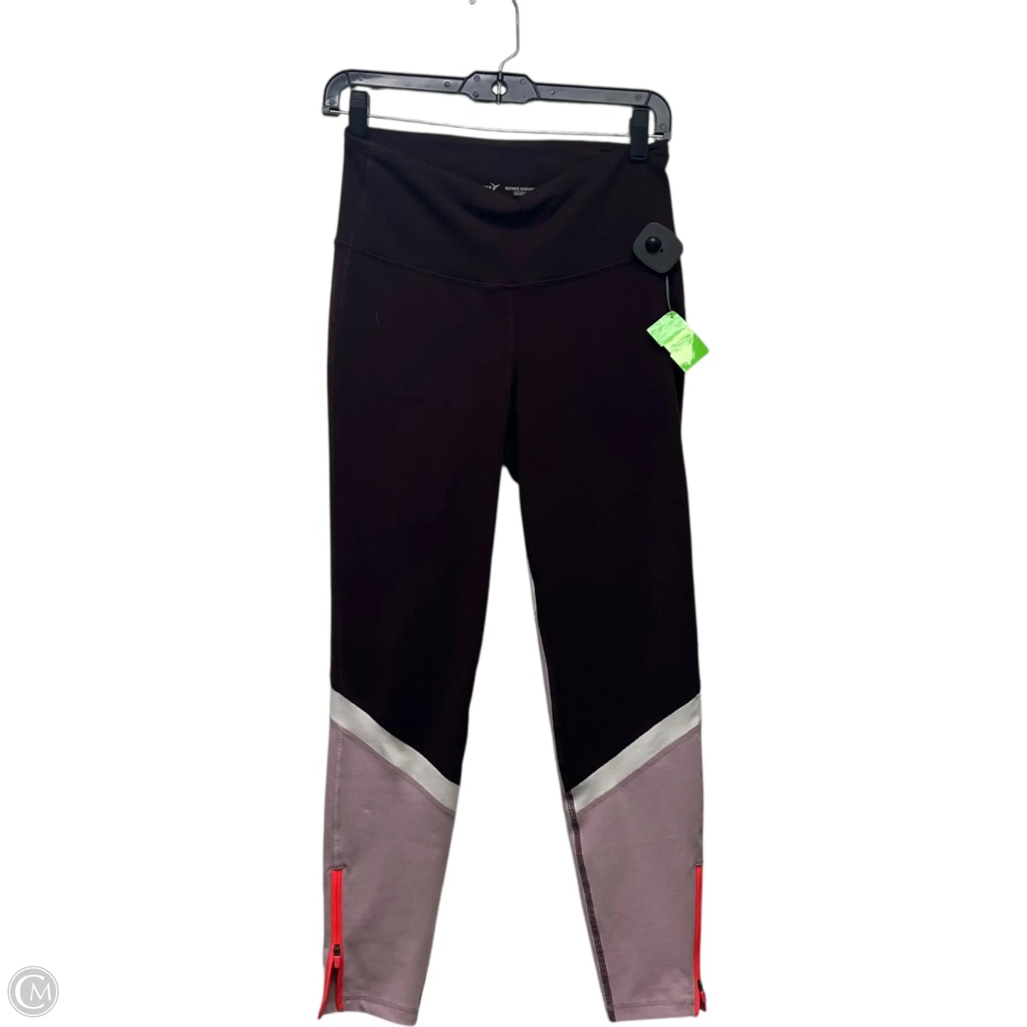 Athletic Leggings By Old Navy In Pink & Red, Size: M