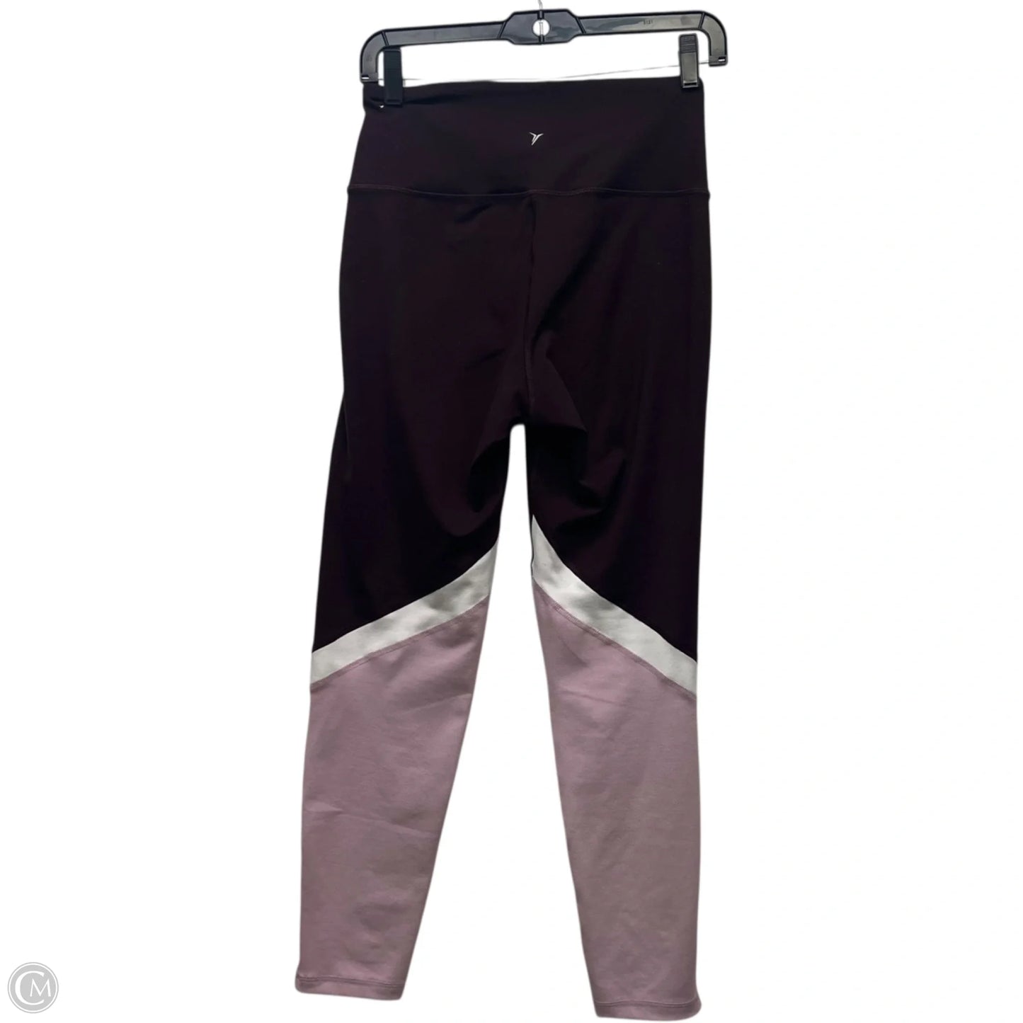 Athletic Leggings By Old Navy In Pink & Red, Size: M