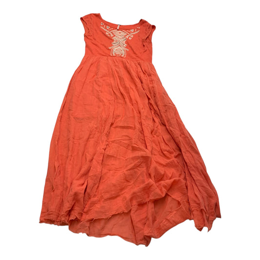 Dress Casual Maxi By Free People In Orange, Size: Xs