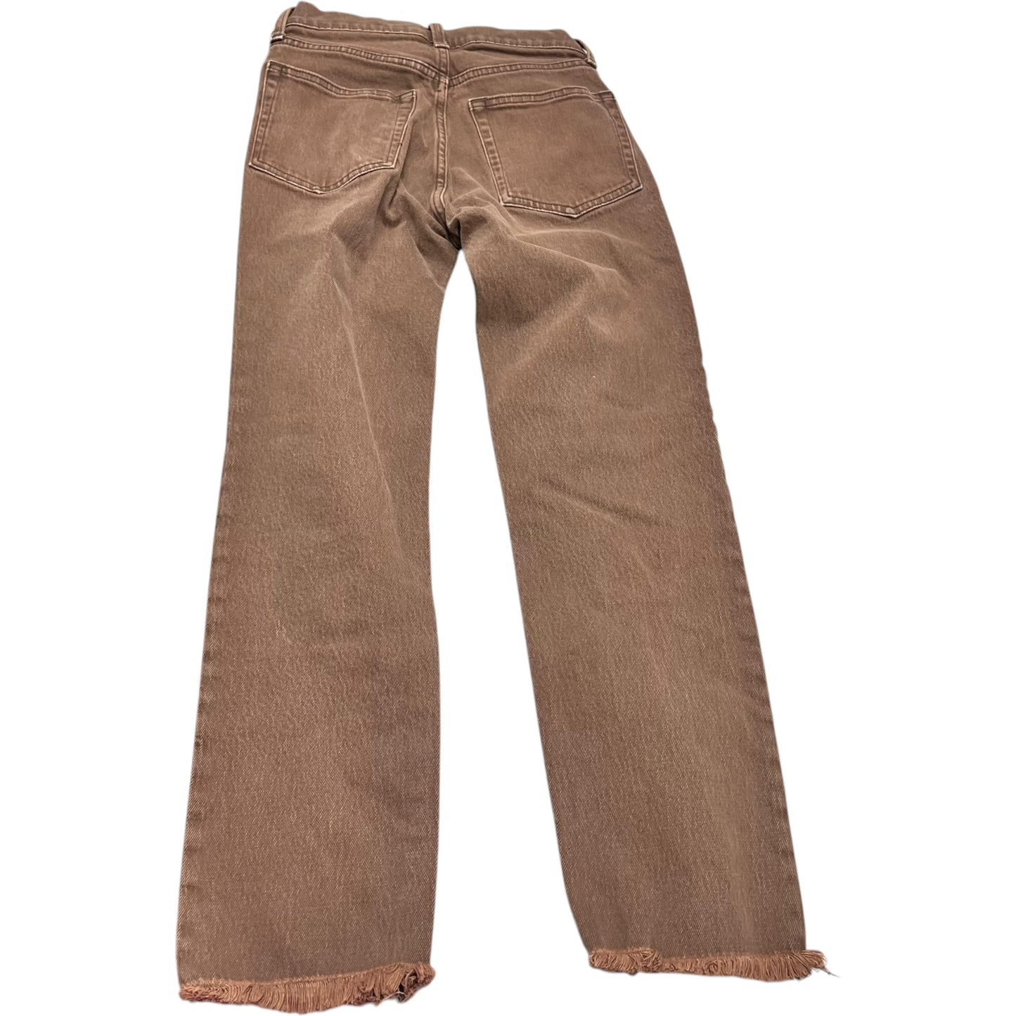 Jeans Straight By Gap In Brown Denim, Size: 0