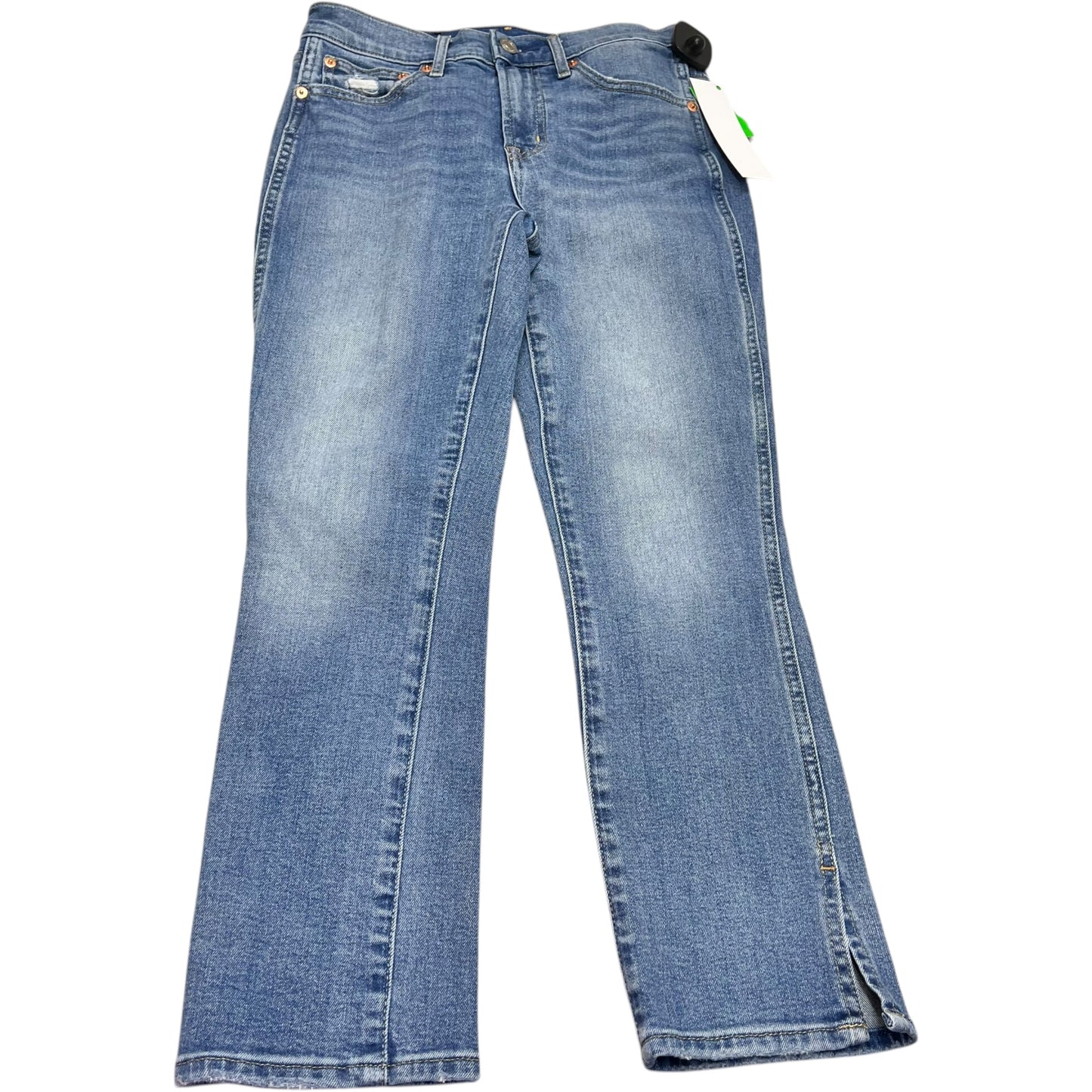 Jeans Straight By Gap In Blue Denim, Size: 2p