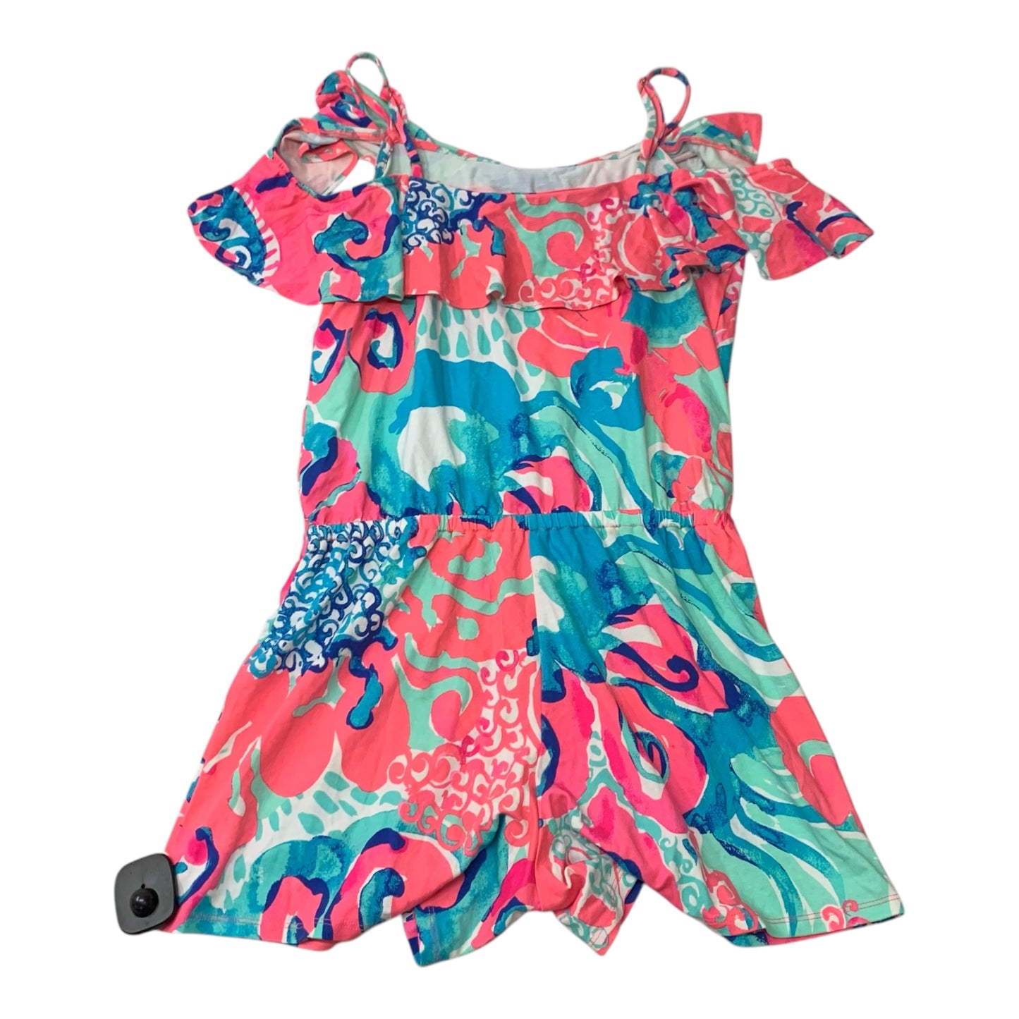 Romper Designer By Lilly Pulitzer In Blue & Pink, Size: Xs