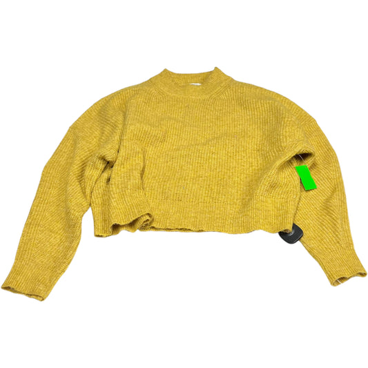 Sweater By Anthropologie In Yellow, Size: L