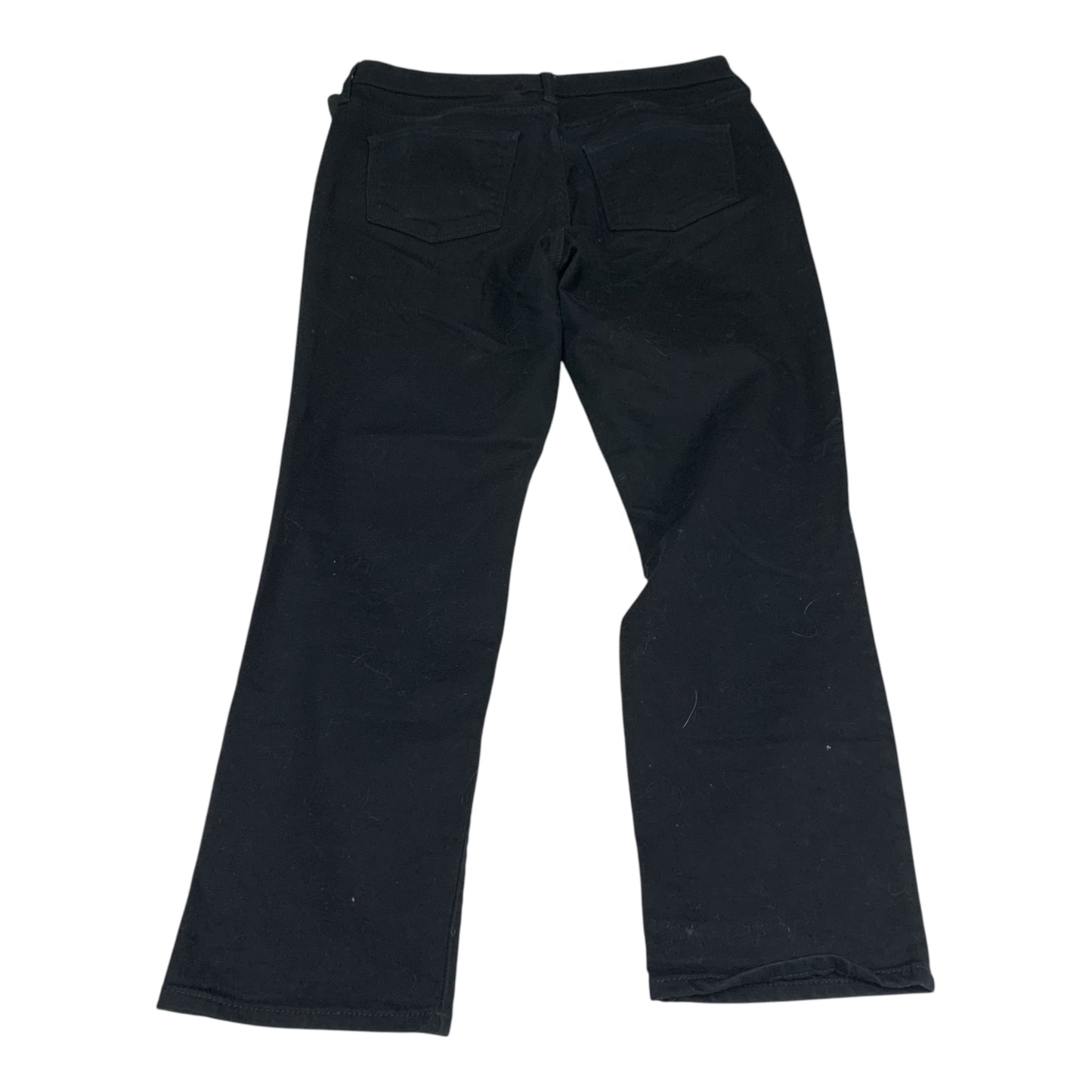 Jeans Straight By Universal Thread In Black Denim, Size: 12