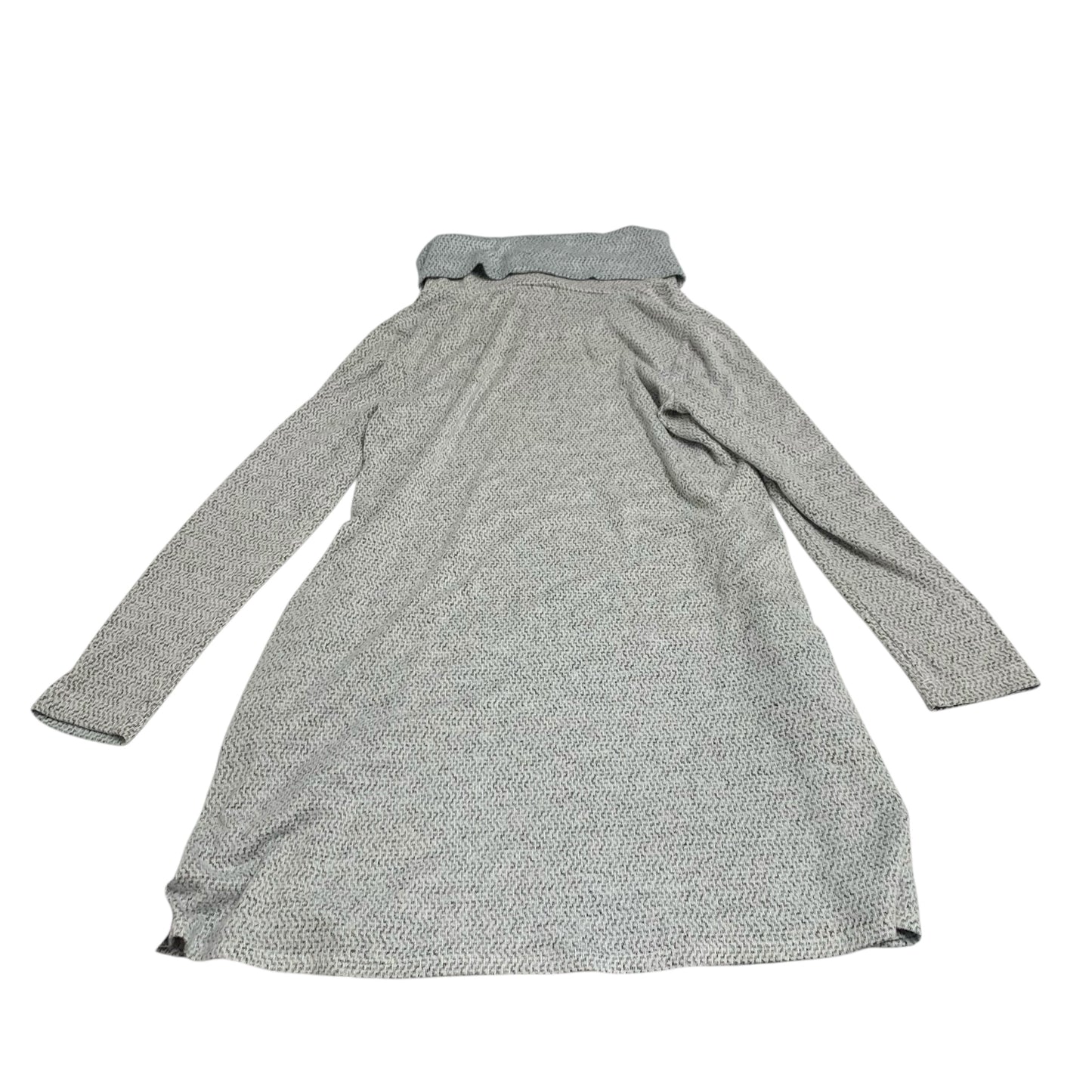 Dress Sweater By Agb In Grey, Size: M