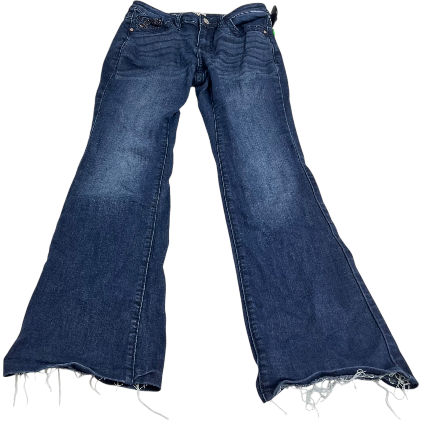 Jeans Flared By Clothes Mentor In Blue Denim, Size: 6