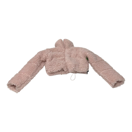 Jacket Faux Fur & Sherpa By Fashion Nova In Pink, Size: S