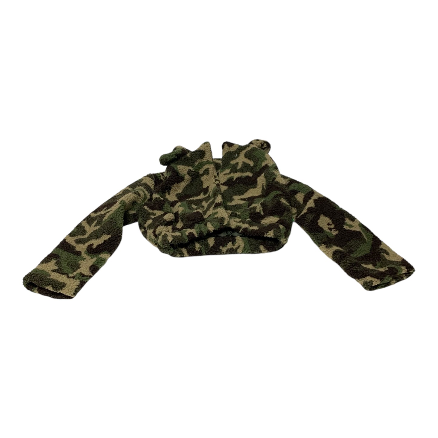 Jacket Faux Fur & Sherpa By Hyfve In Camouflage Print, Size: S