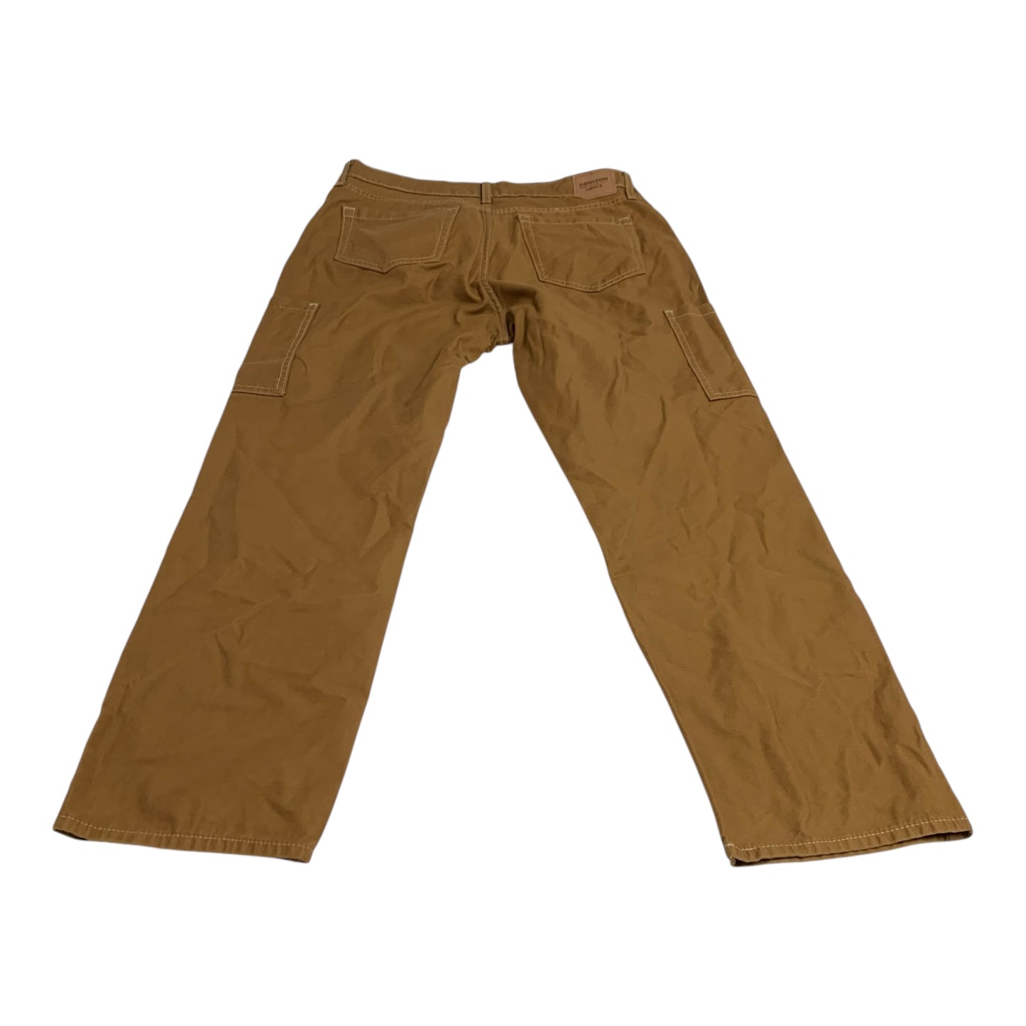 Jeans Straight By Levis In Brown Denim, Size: 12