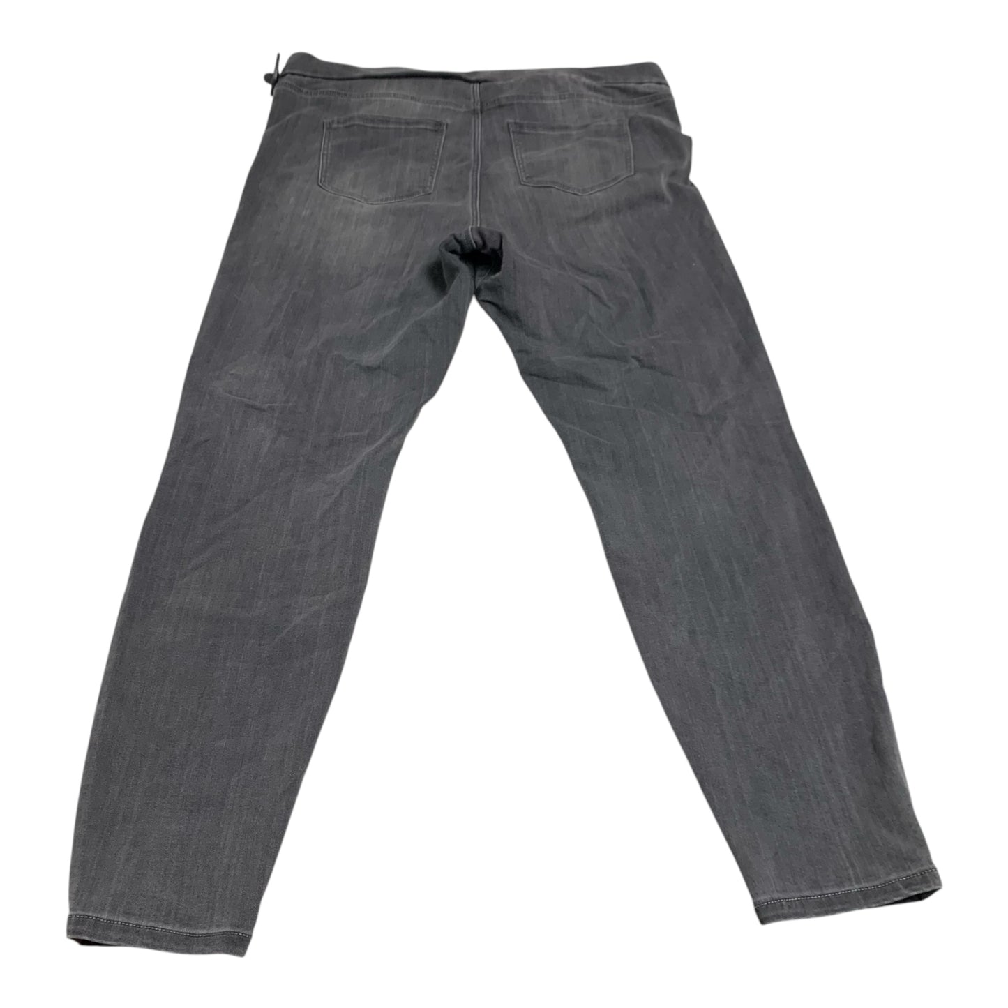 Jeans Skinny By Liverpool In Grey Denim, Size: 16