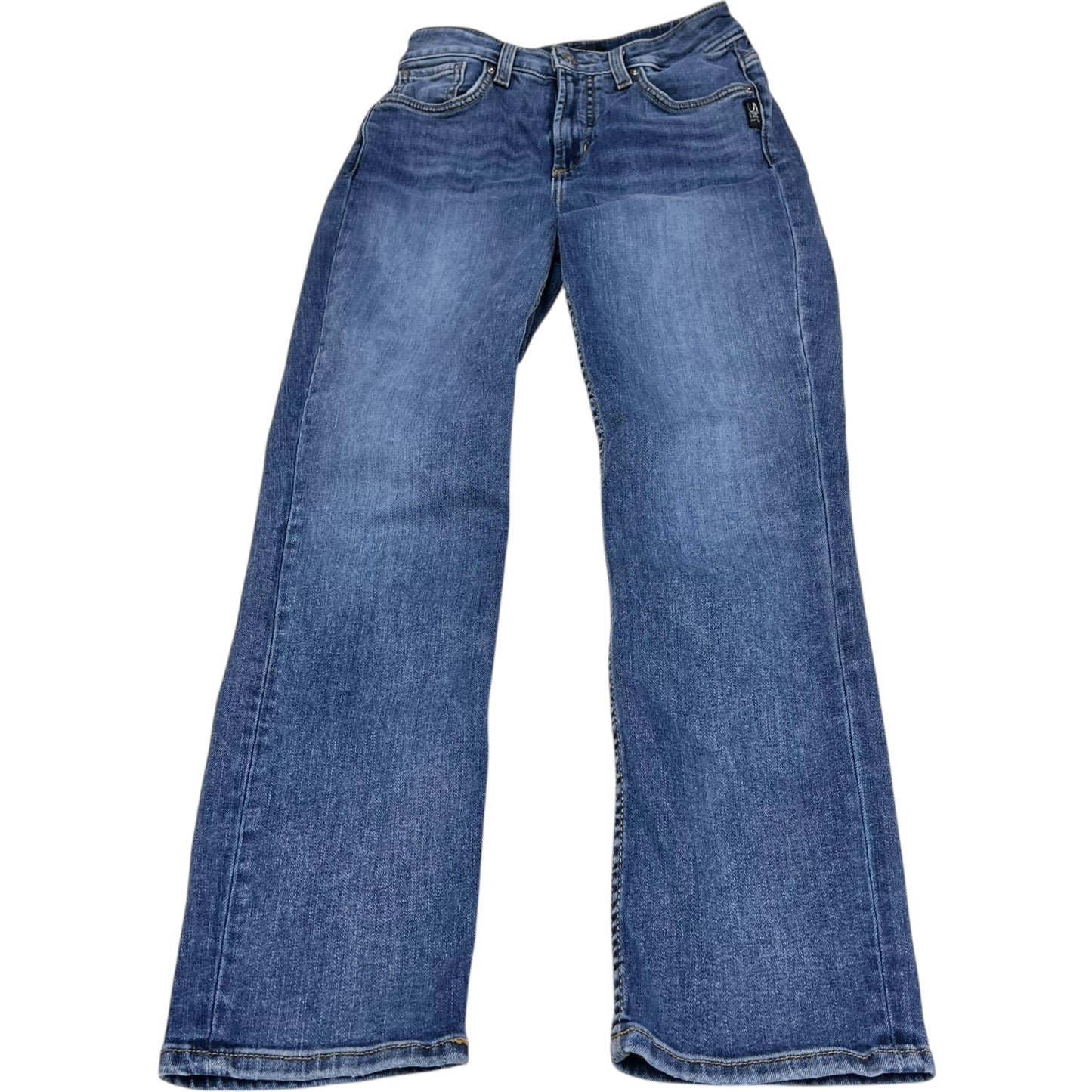 Jeans Skinny By Silver In Blue Denim, Size: 4