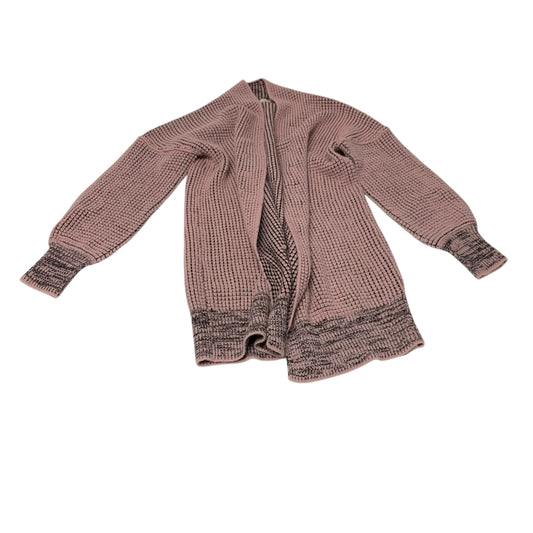 Sweater Cardigan By Clothes Mentor In Pink, Size: S