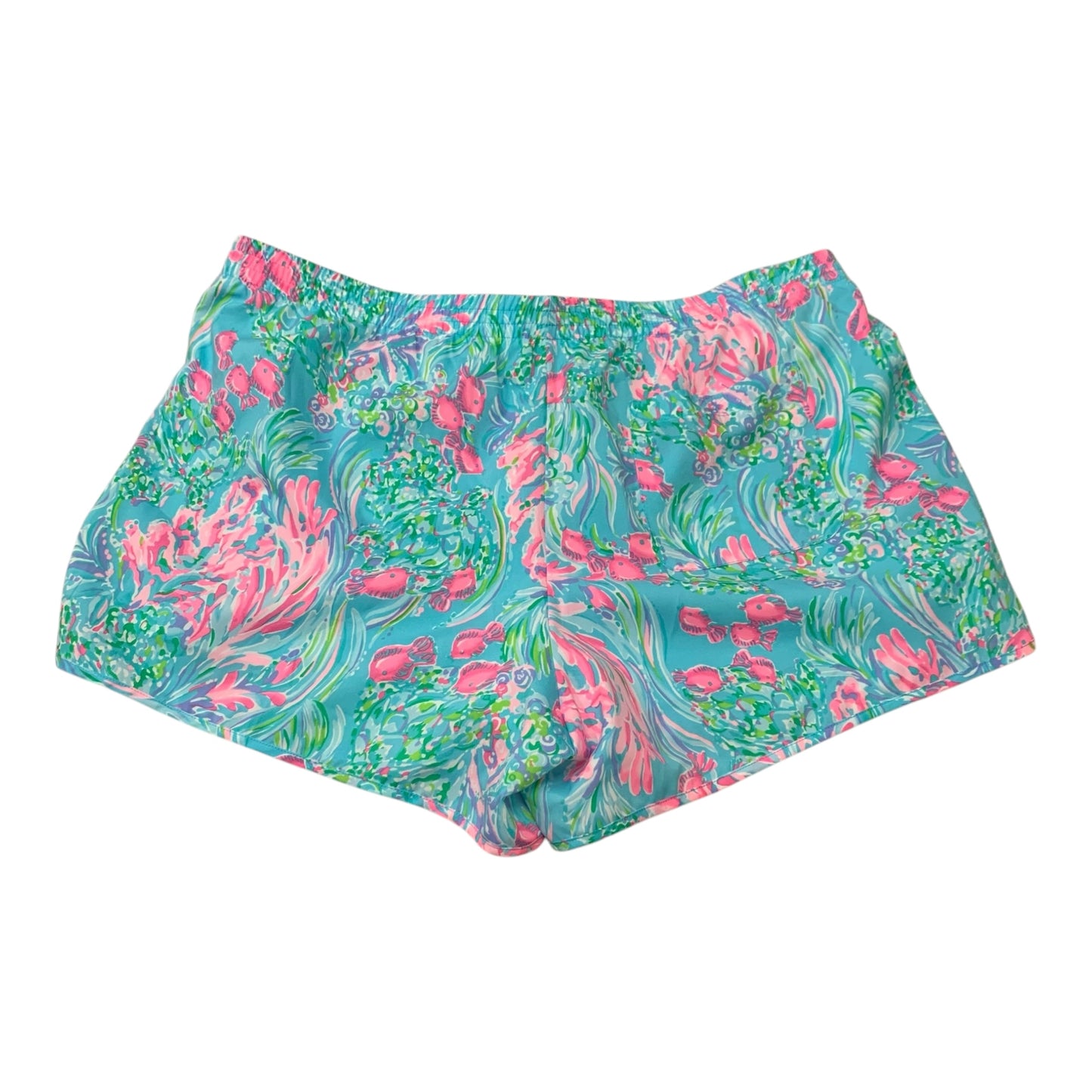 Shorts Designer By Lilly Pulitzer In Blue & Pink, Size: Xl