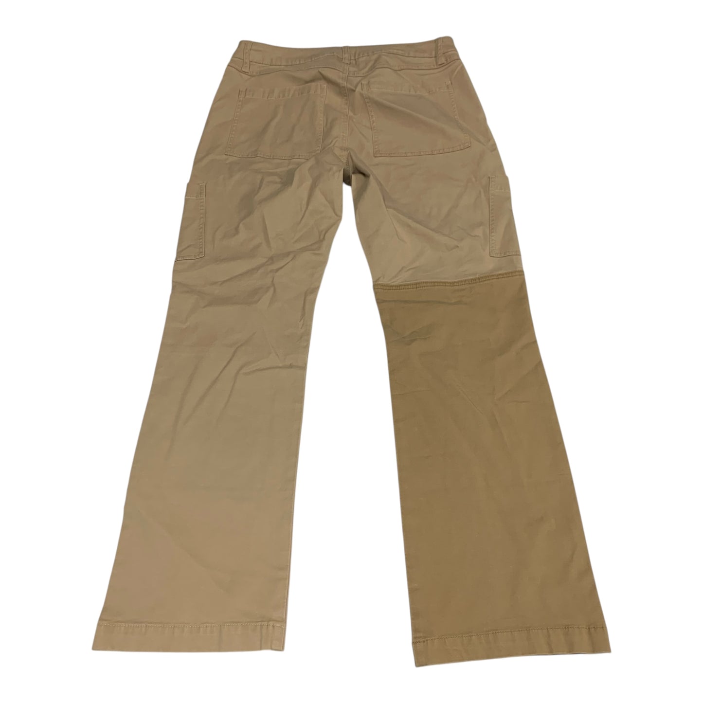 Jeans Straight By Cabi In Tan Denim, Size: 8