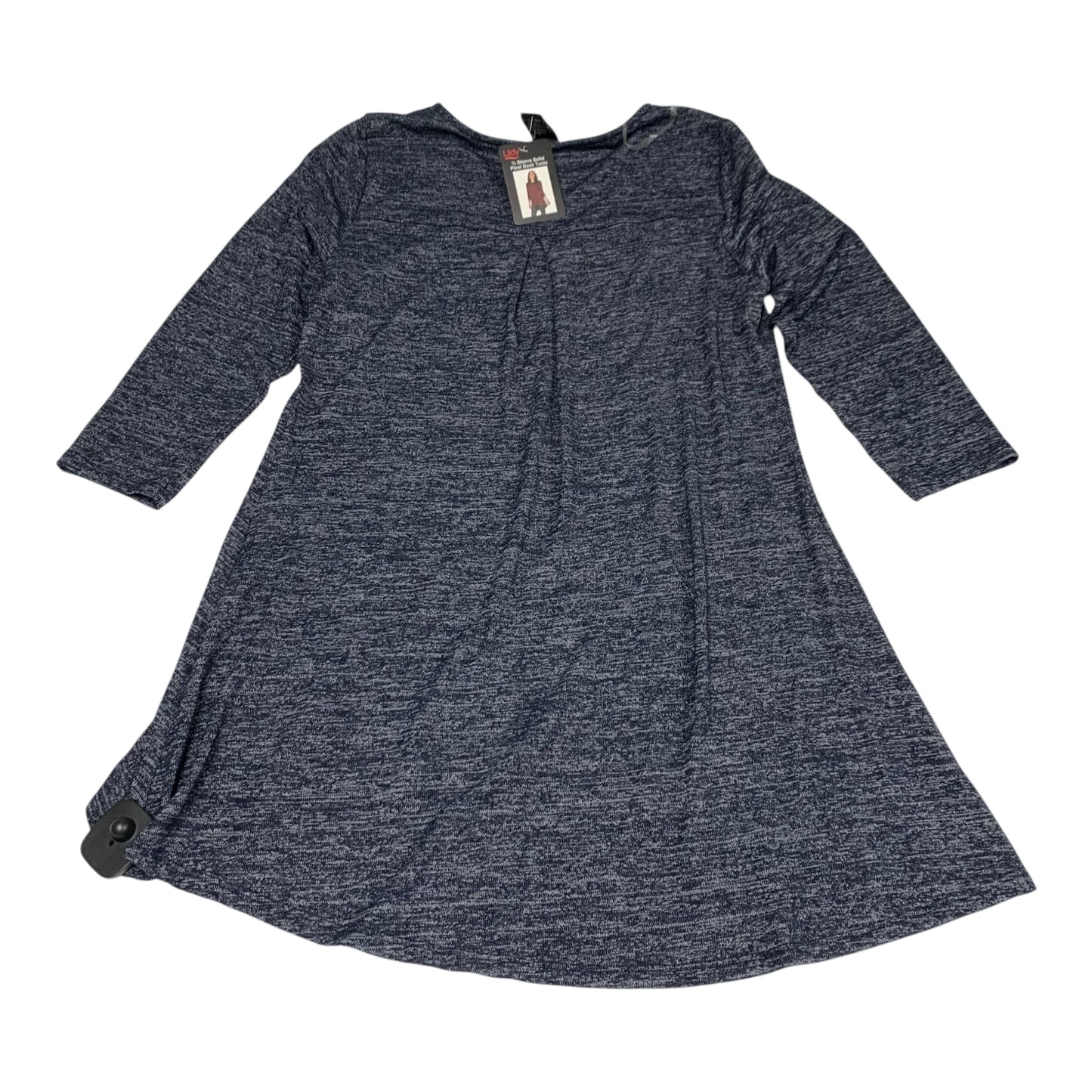 Tunic 3/4 Sleeve By Lildy In Blue, Size: M