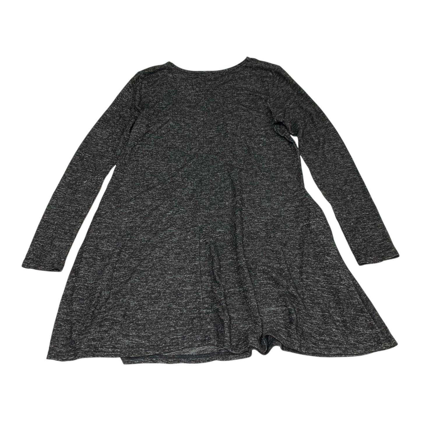 Tunic Long Sleeve By Lildy In Grey, Size: M