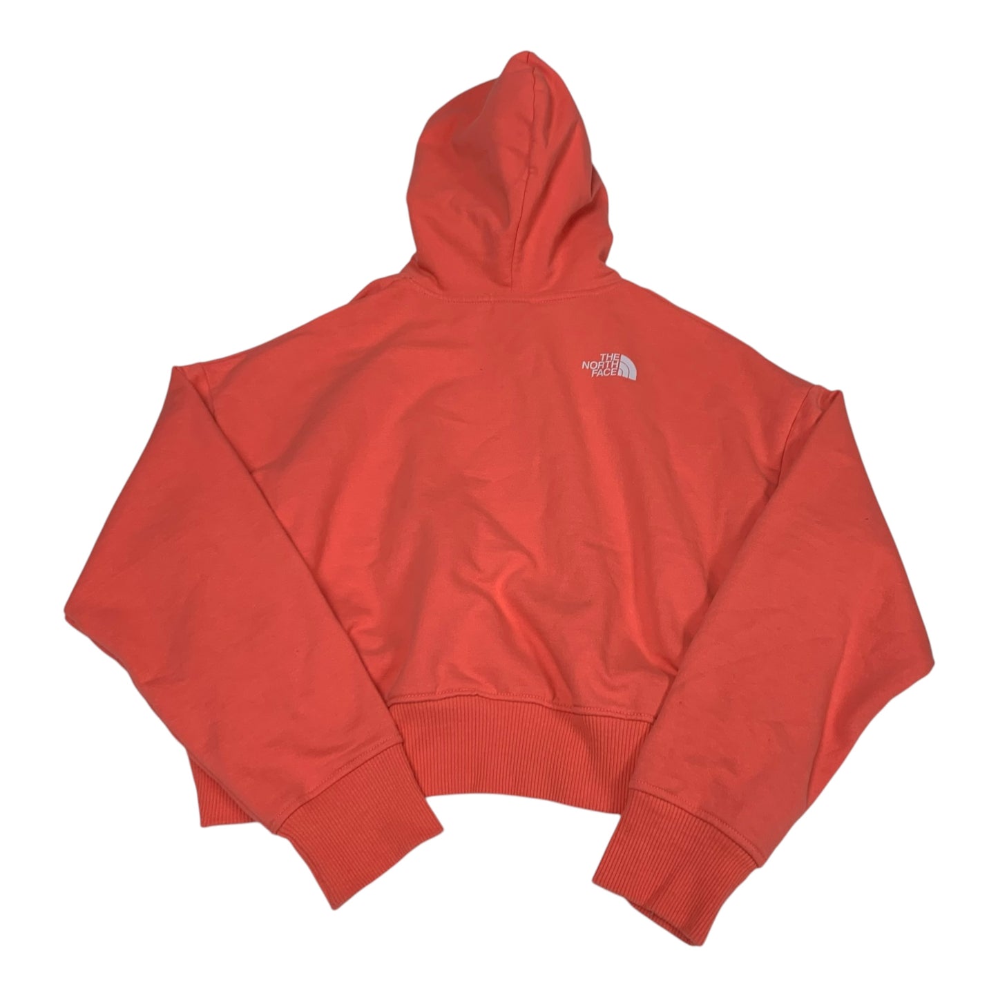 Athletic Sweatshirt Hoodie By The North Face In Orange, Size: M