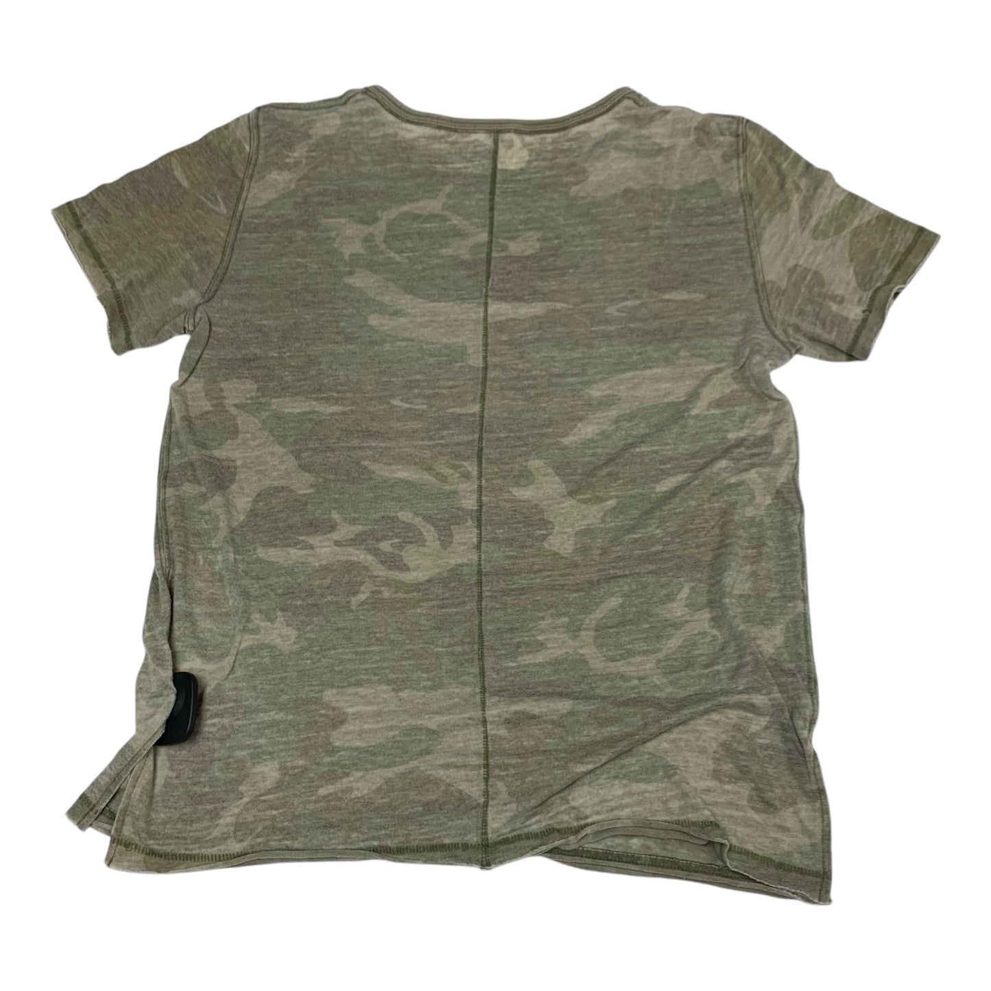 Top Short Sleeve By Free People In Camouflage Print, Size: Xs