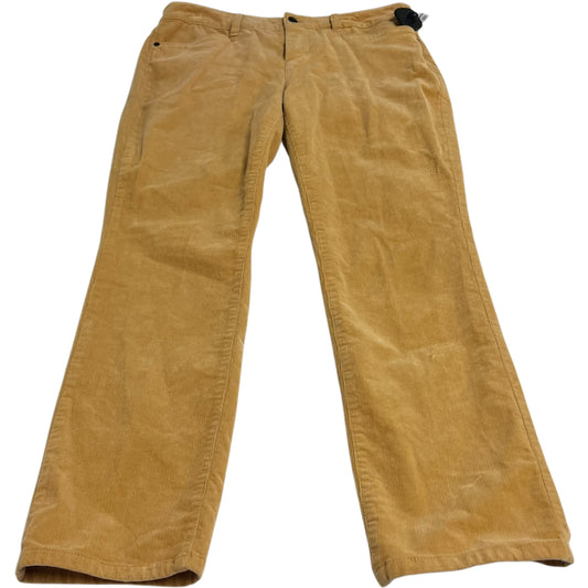 Pants Corduroy By Talbots In Yellow, Size: 8p