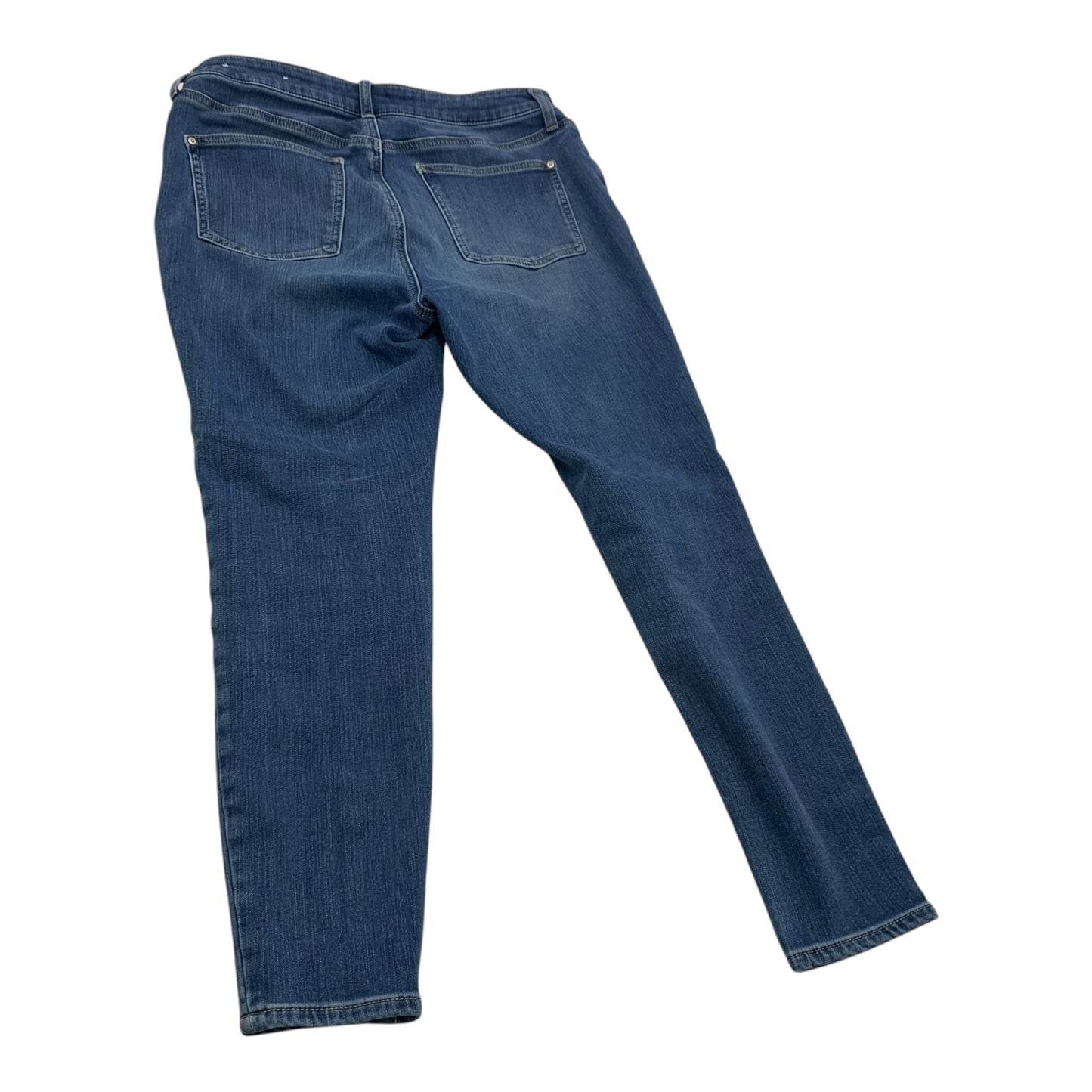 Jeans Skinny By Chicos In Blue Denim, Size: 8