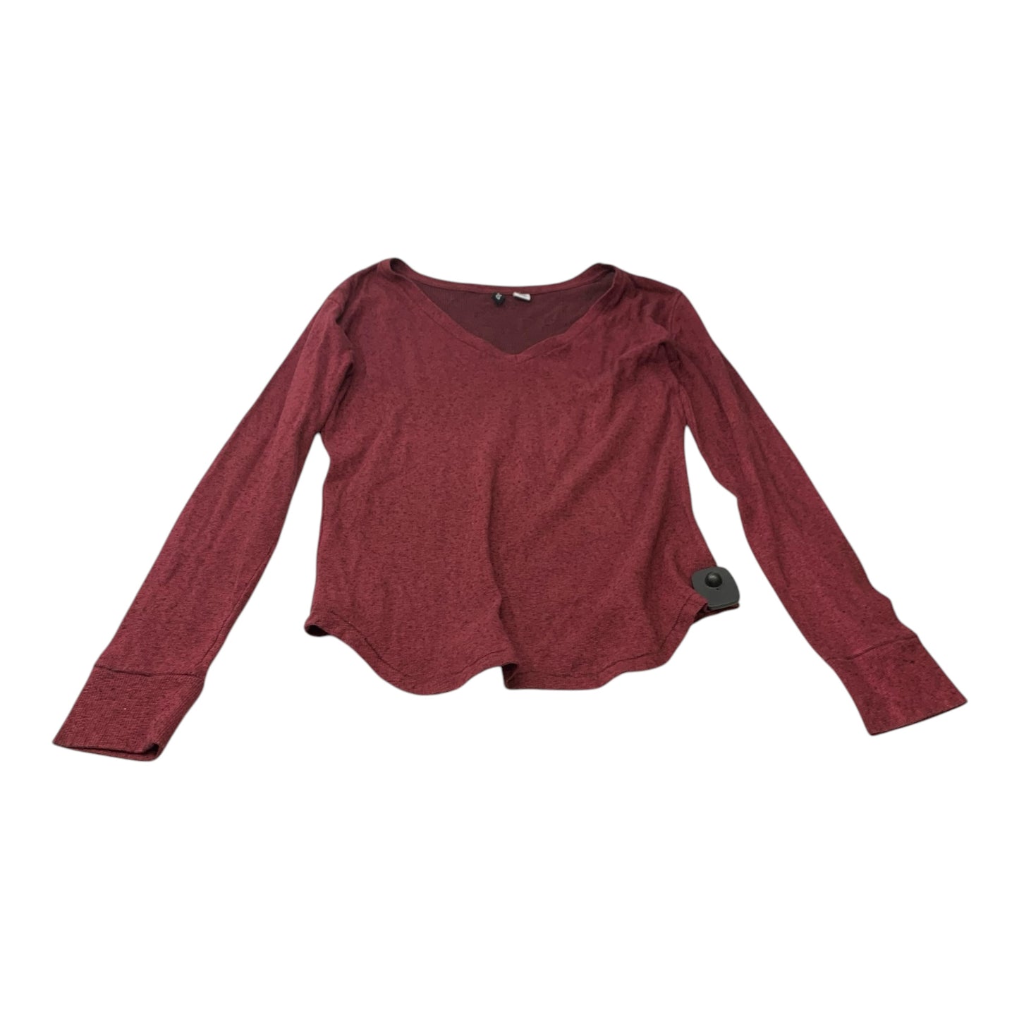 Top Long Sleeve Basic By Bdg In Red, Size: M