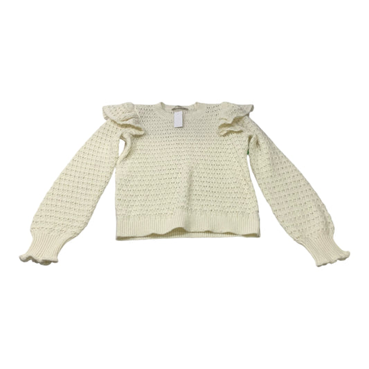 Sweater By Loft In Cream, Size: M