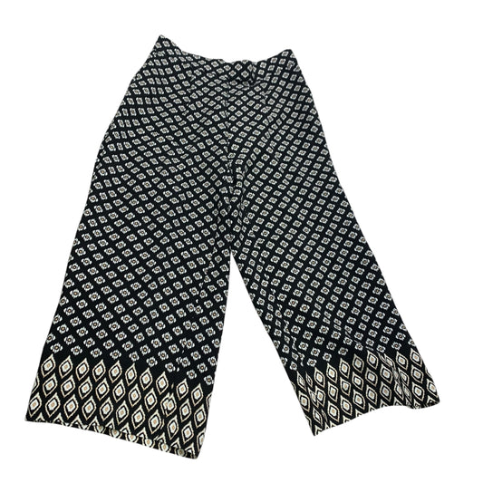 Pants Wide Leg By Loft In Black & White, Size: Sp