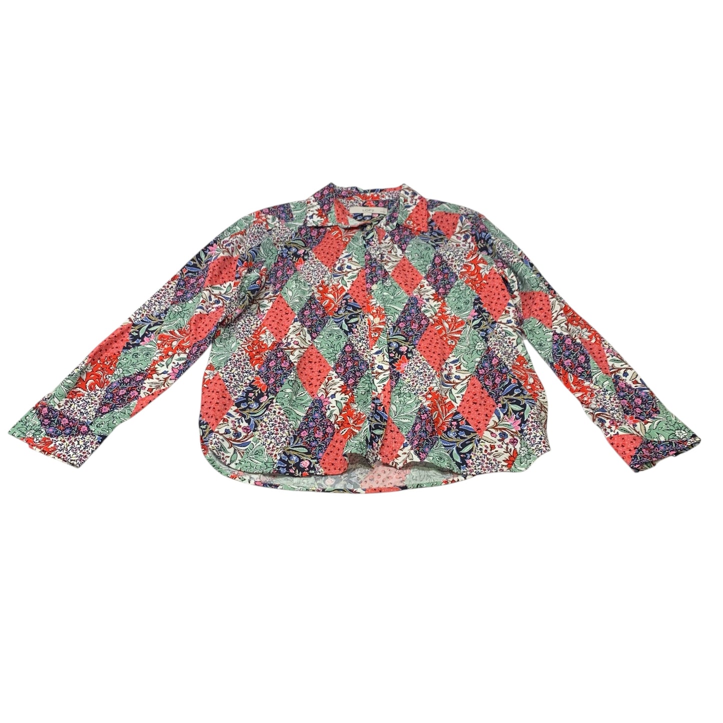 Top Long Sleeve By Loft In Multi-colored, Size: Sp