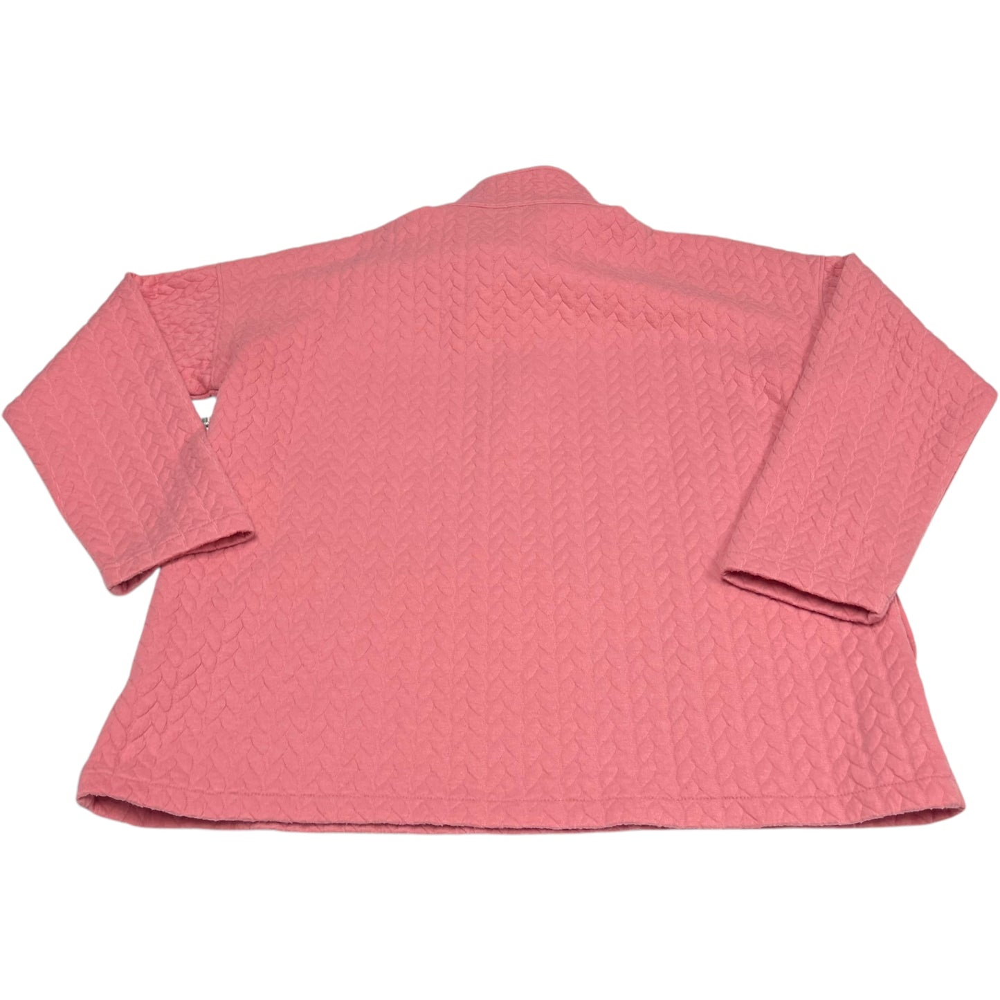 Sweatshirt Collar By Talbots In Pink, Size: M