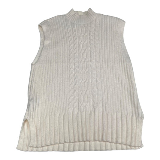 Vest By Loft In Cream, Size: Xs