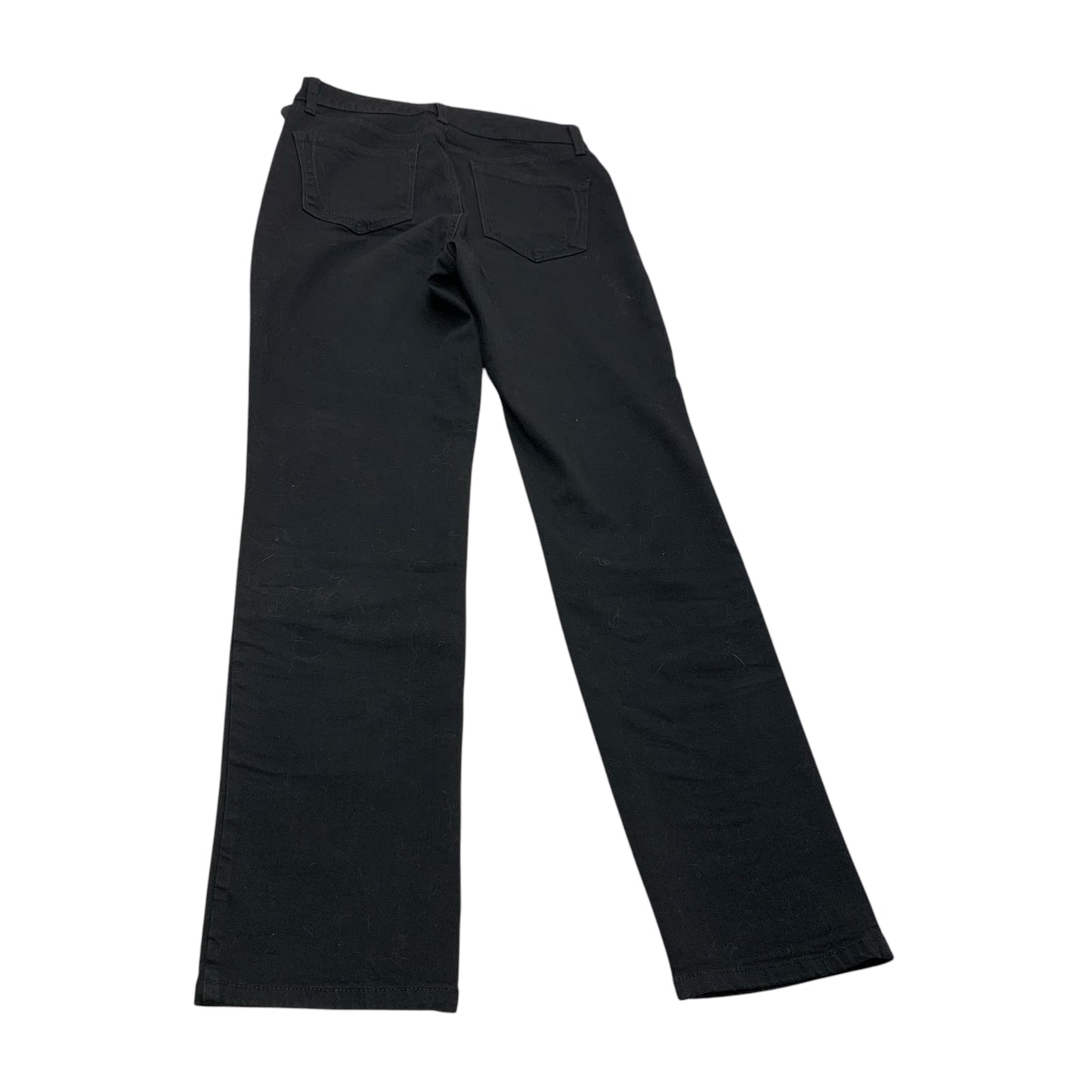 Jeans Straight By Bandolino In Black Denim, Size: 6