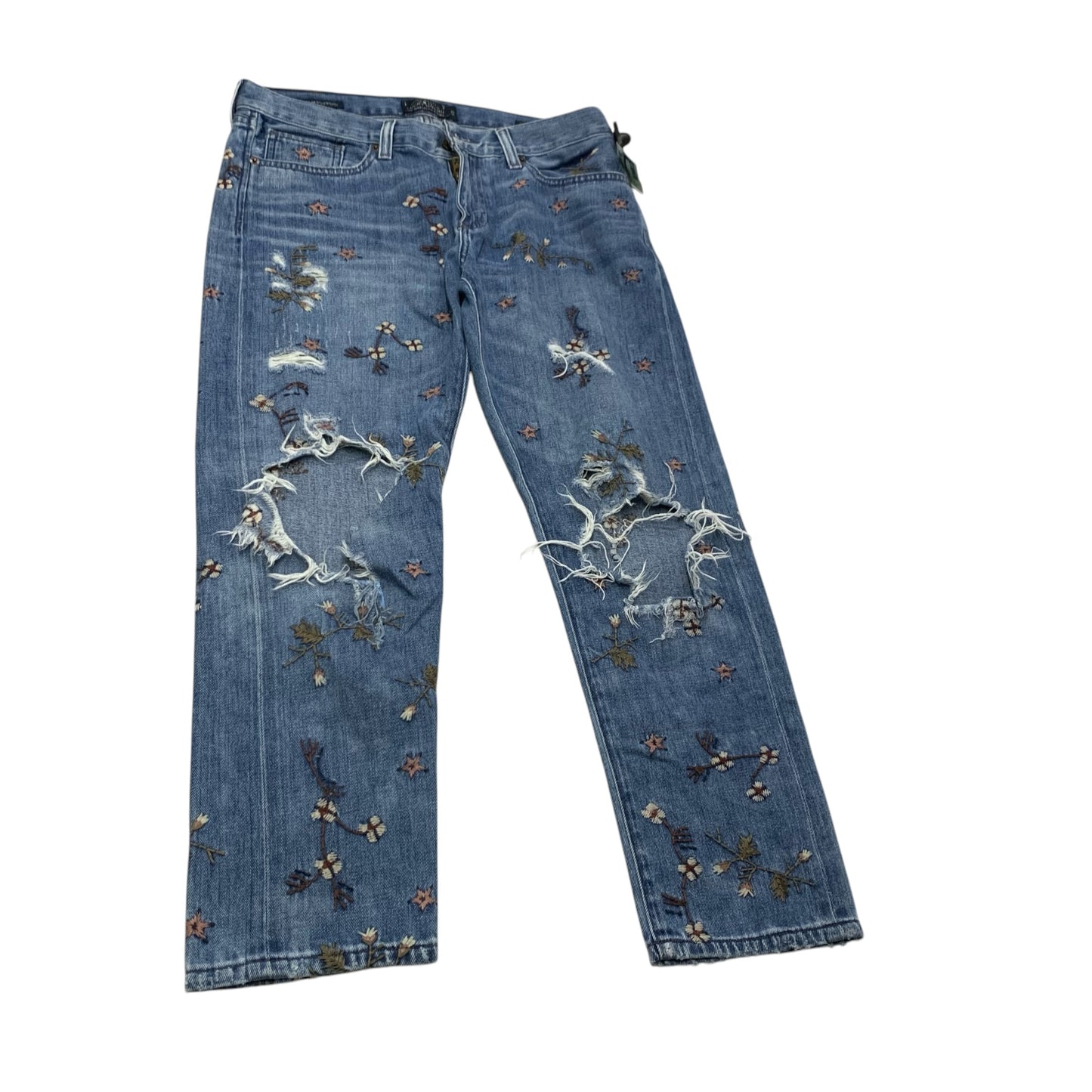 Jeans Boyfriend By Lucky Brand In Blue Denim, Size: 6