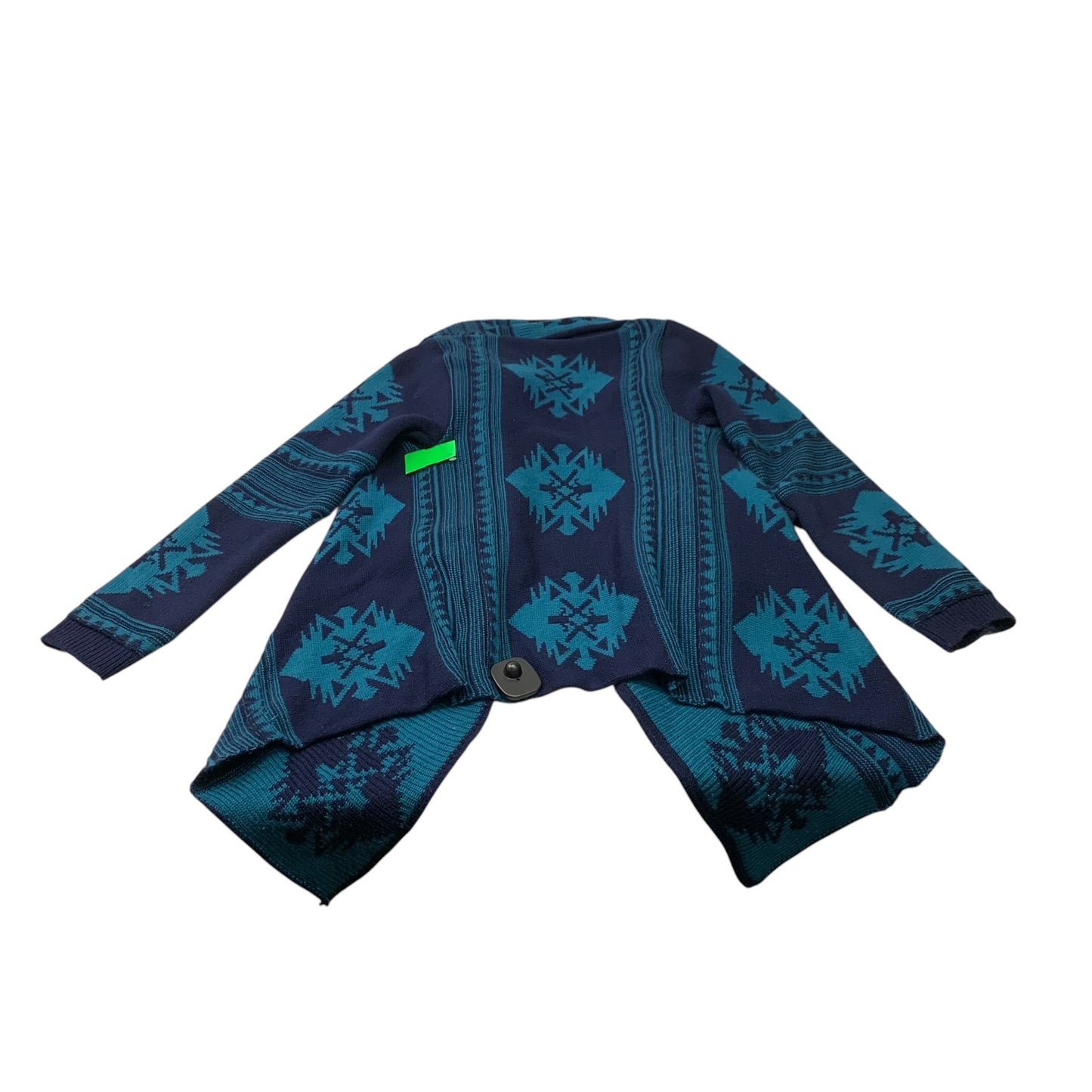 Sweater Cardigan By Polkadot In Blue, Size: M