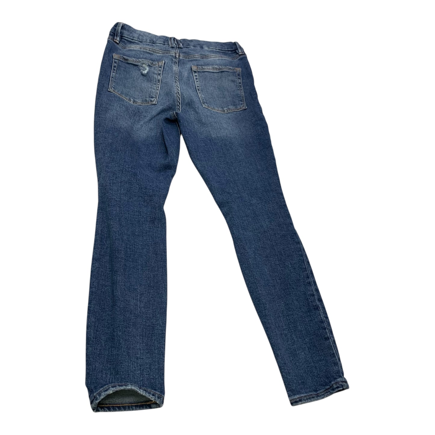 Jeans Straight By Good American In Blue Denim, Size: 8