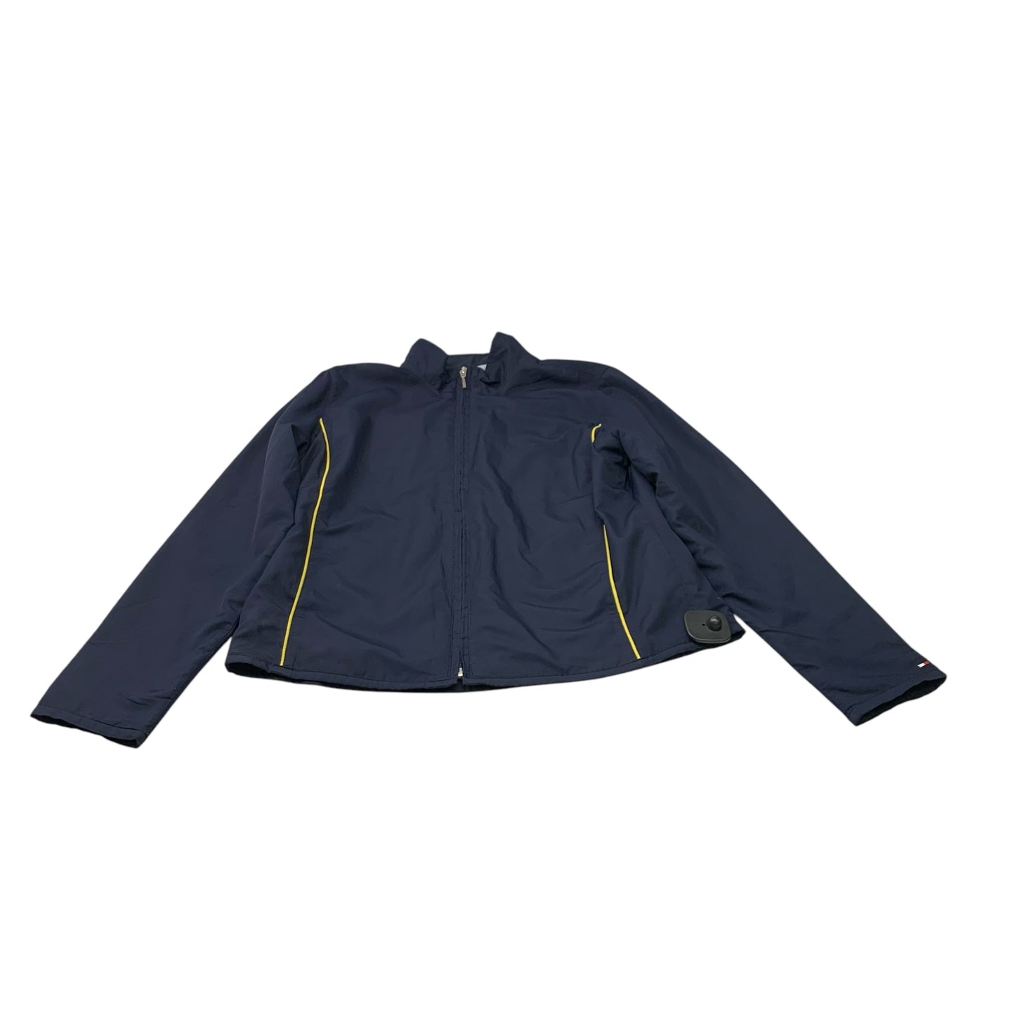 Athletic Jacket By Tommy Hilfiger In Navy, Size: M