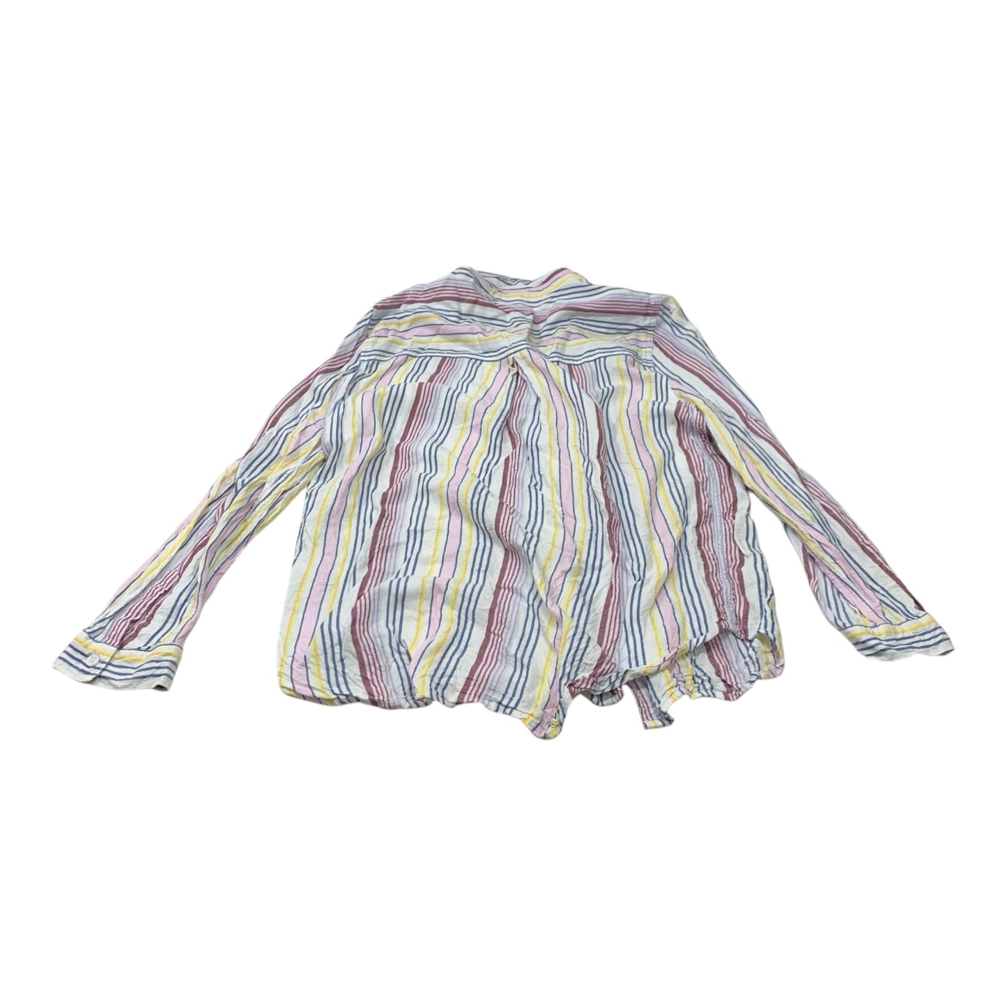 Top Long Sleeve By Beachlunchlounge In Striped Pattern, Size: L