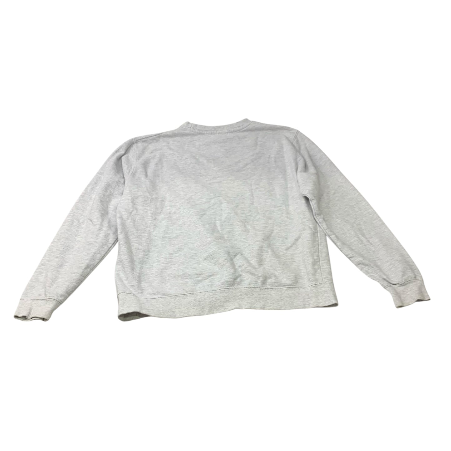 Sweatshirt Crewneck By Just Hoods In Grey, Size: L