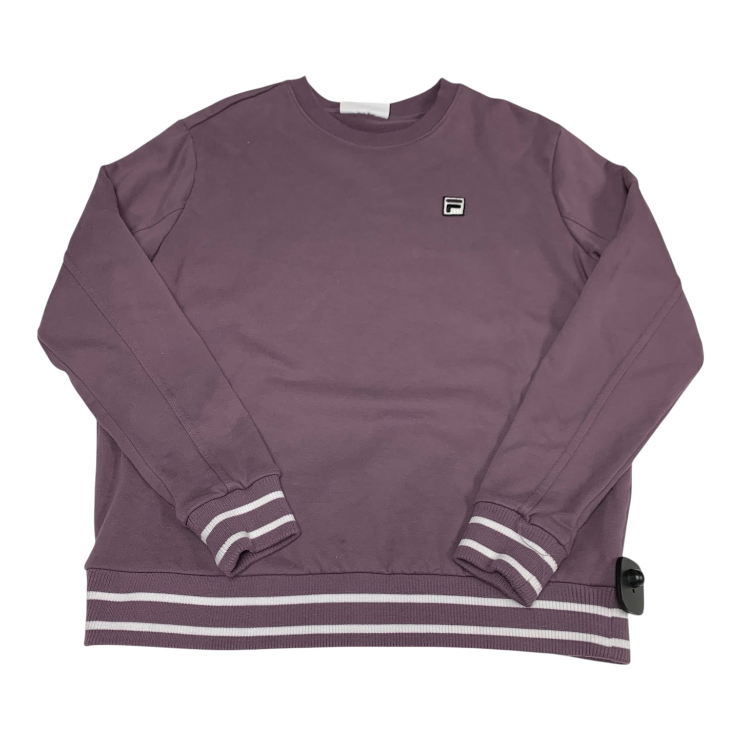 Sweatshirt Crewneck By Fila In Purple, Size: Xl