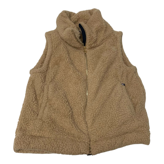 Vest Faux Fur & Sherpa By Tommy Hilfiger In Tan, Size: M