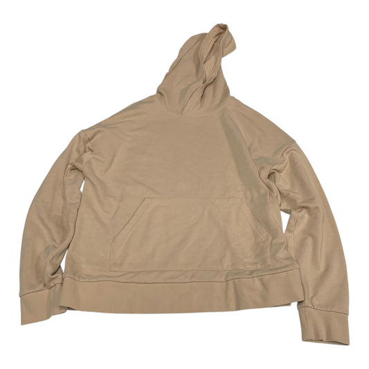 Sweatshirt Hoodie By Forever 21 In Tan, Size: M