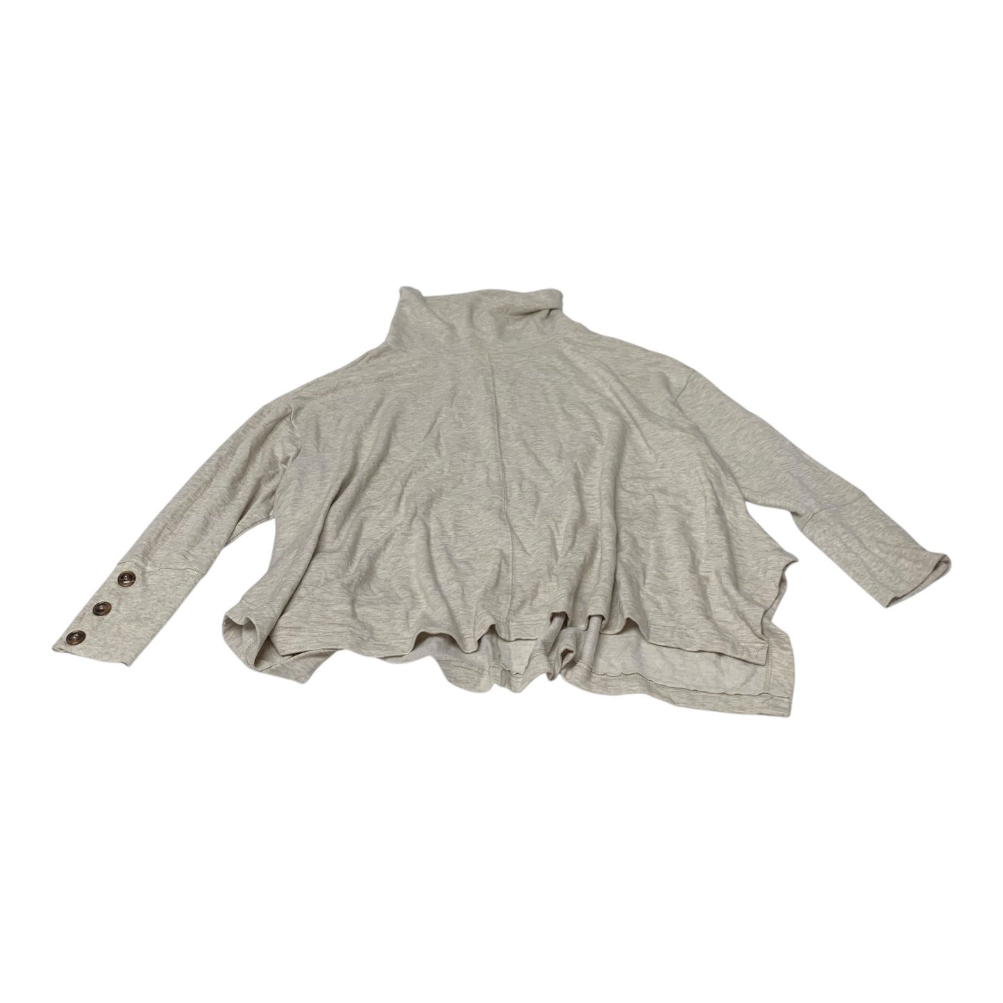 Tunic Long Sleeve By Clothes Mentor In Beige, Size: Xl