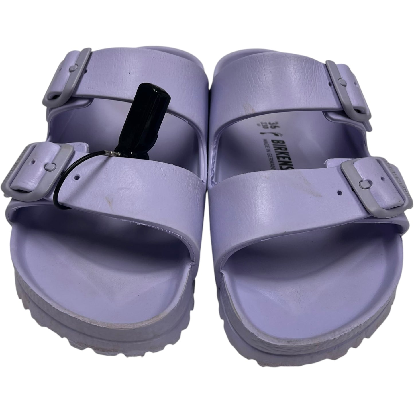 Sandals Flats By Birkenstock In Purple, Size: 5