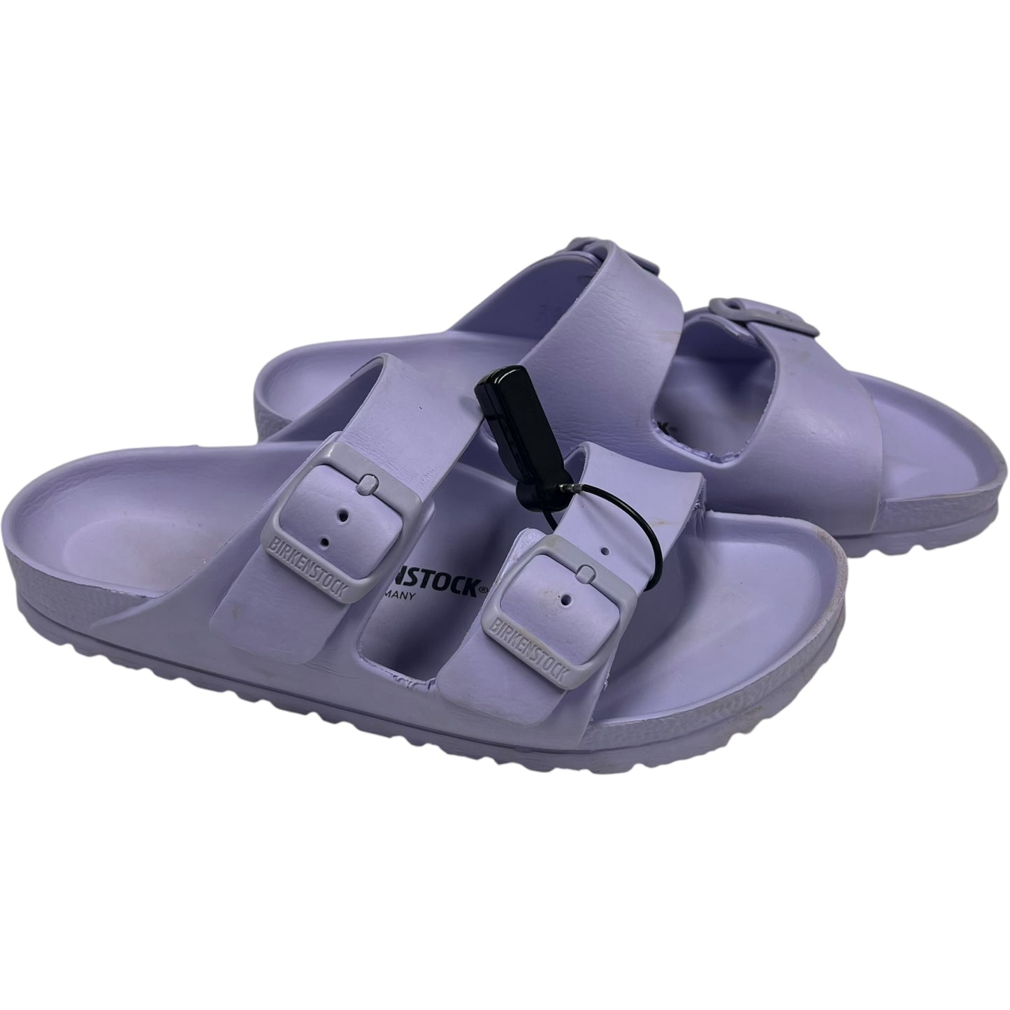 Sandals Flats By Birkenstock In Purple, Size: 5