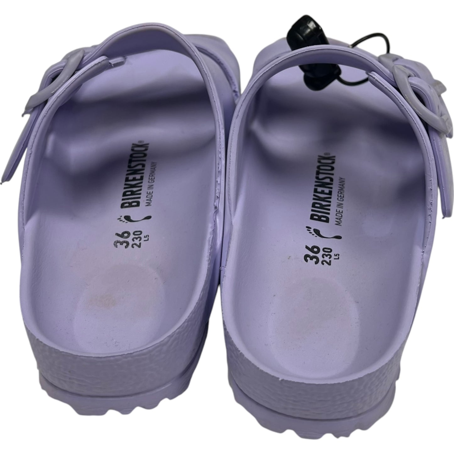 Sandals Flats By Birkenstock In Purple, Size: 5