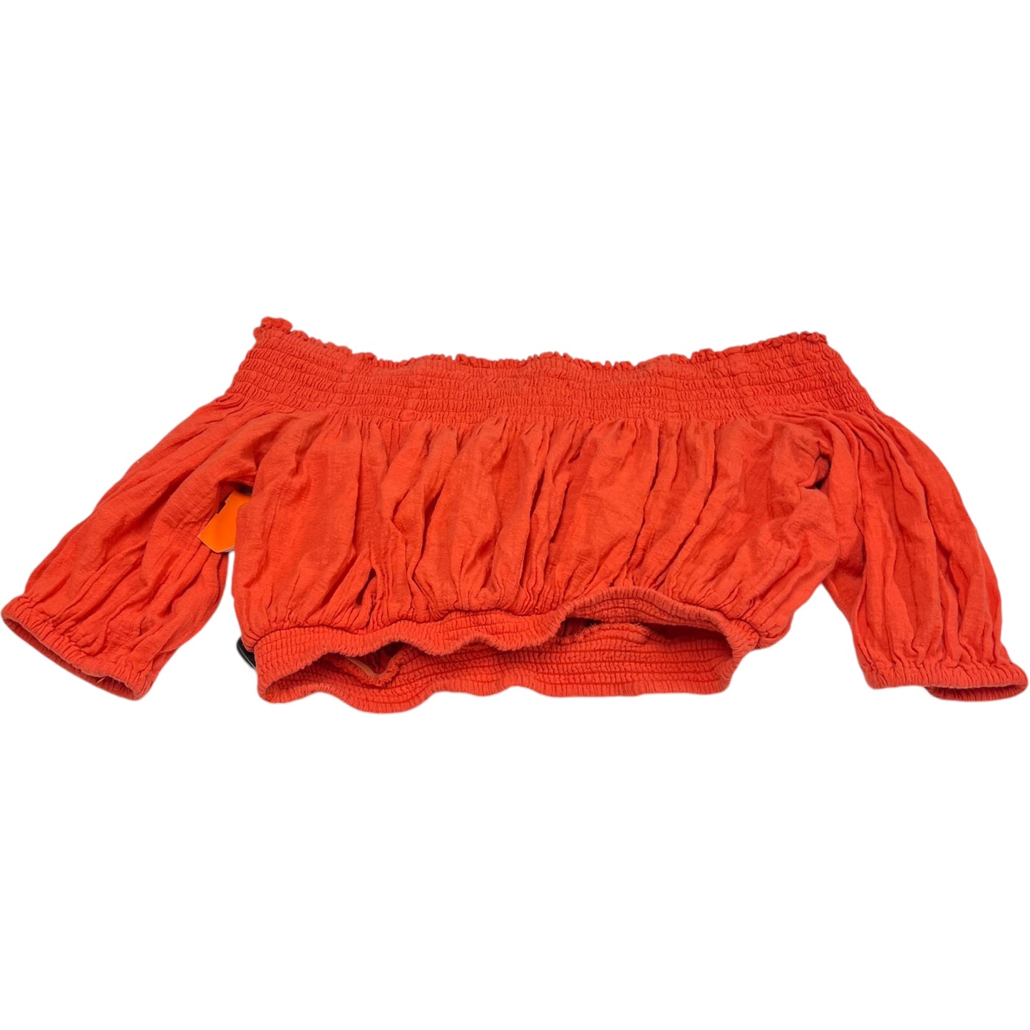 Top Short Sleeve By We The Free In Orange, Size: Xs